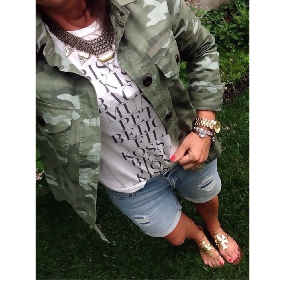 Loft denim shorts